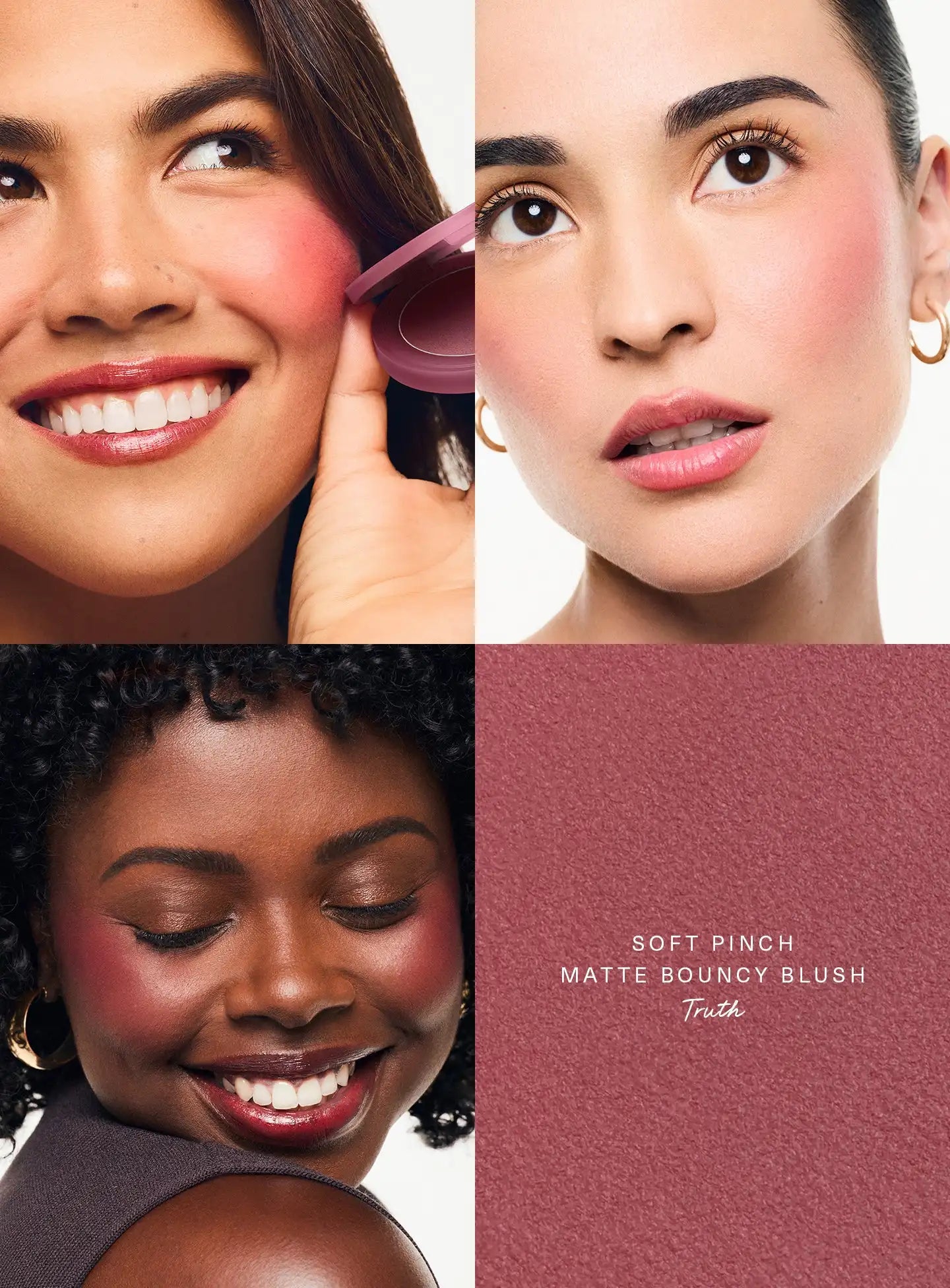 Rare beauté doux pincement mat rebondissant Cushiony crème à poudre Blush aéré et léger doux pincement liquide Blush naturel Flush