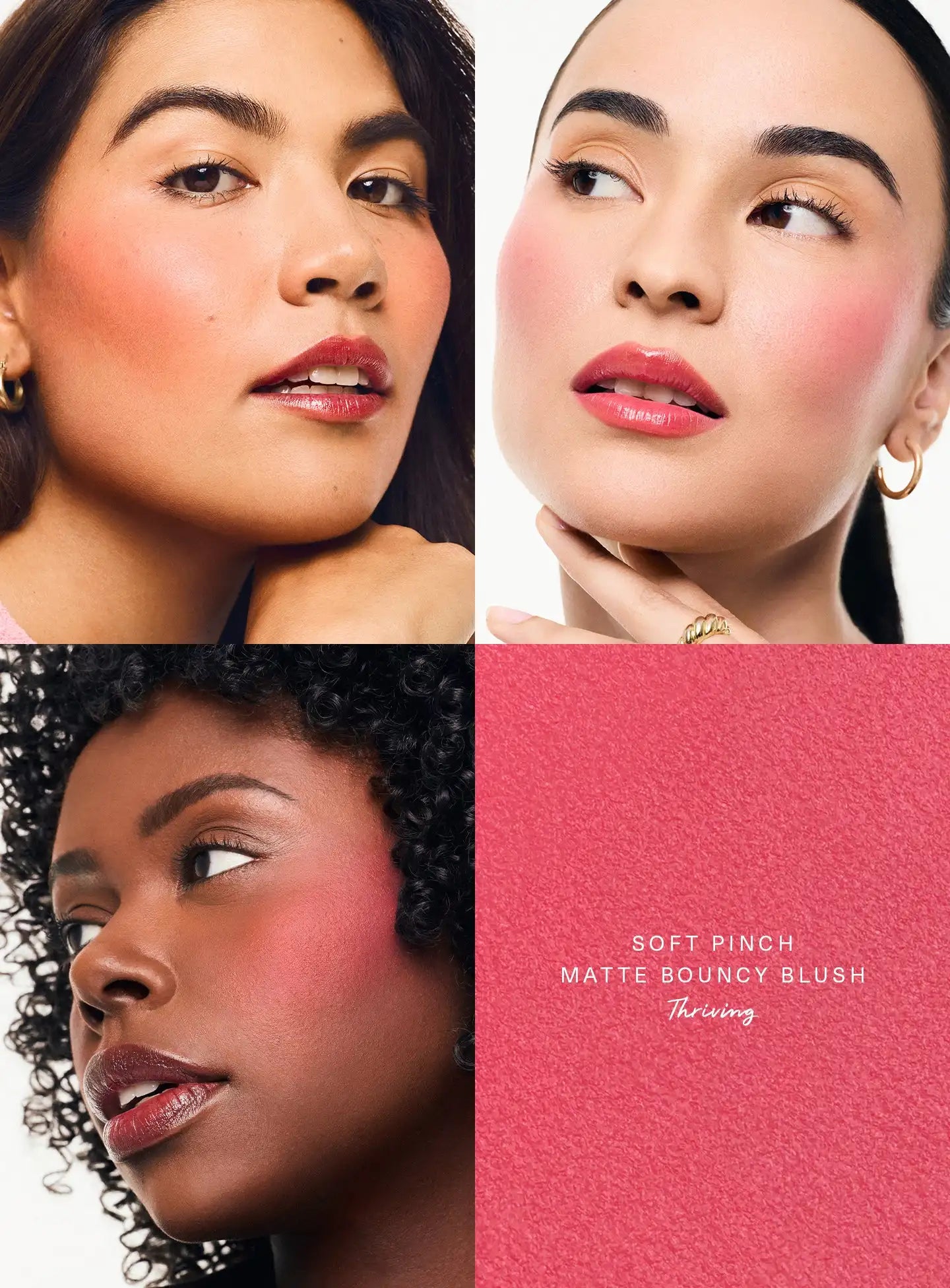 Rare beauté doux pincement mat rebondissant Cushiony crème à poudre Blush aéré et léger doux pincement liquide Blush naturel Flush