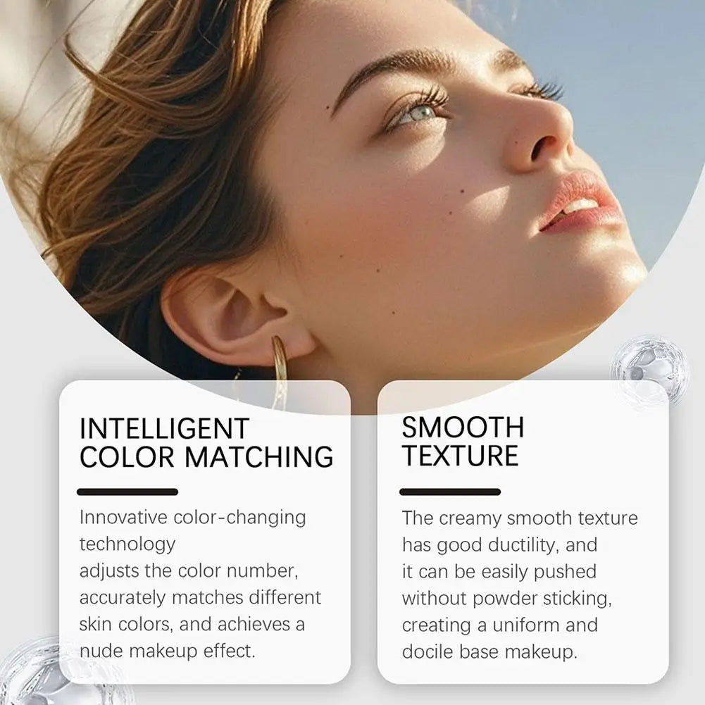 Bâton de fond de teint liquide 2 en 1, léger, hydratant, éclaircissant, changement de couleur pour tous les Types de peau