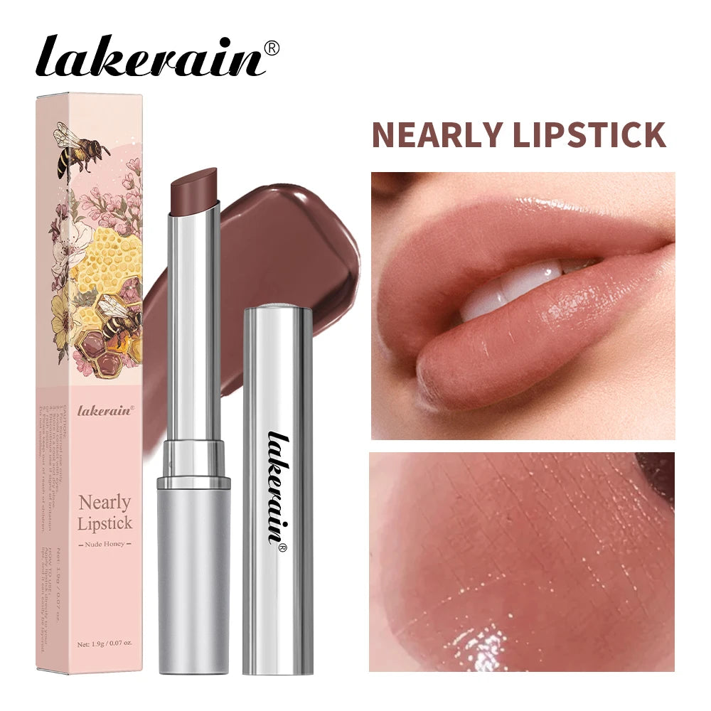 Baume à lèvres incolore Lakerain, effet repulpant, longue tenue, hydratant, nourrissant, maquillage et soin des lèvres, cosmétiques