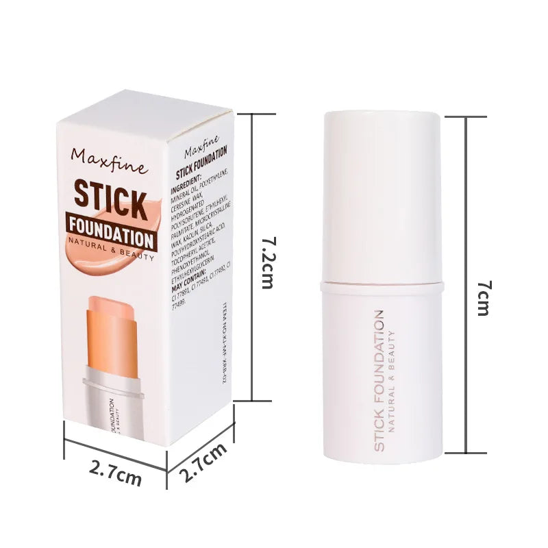 Nouveau bâton de fond de teint 6 couleurs, naturel, durable, imperméable, mode, correcteur multifonctionnel, maquillage pour tous les Types de peau