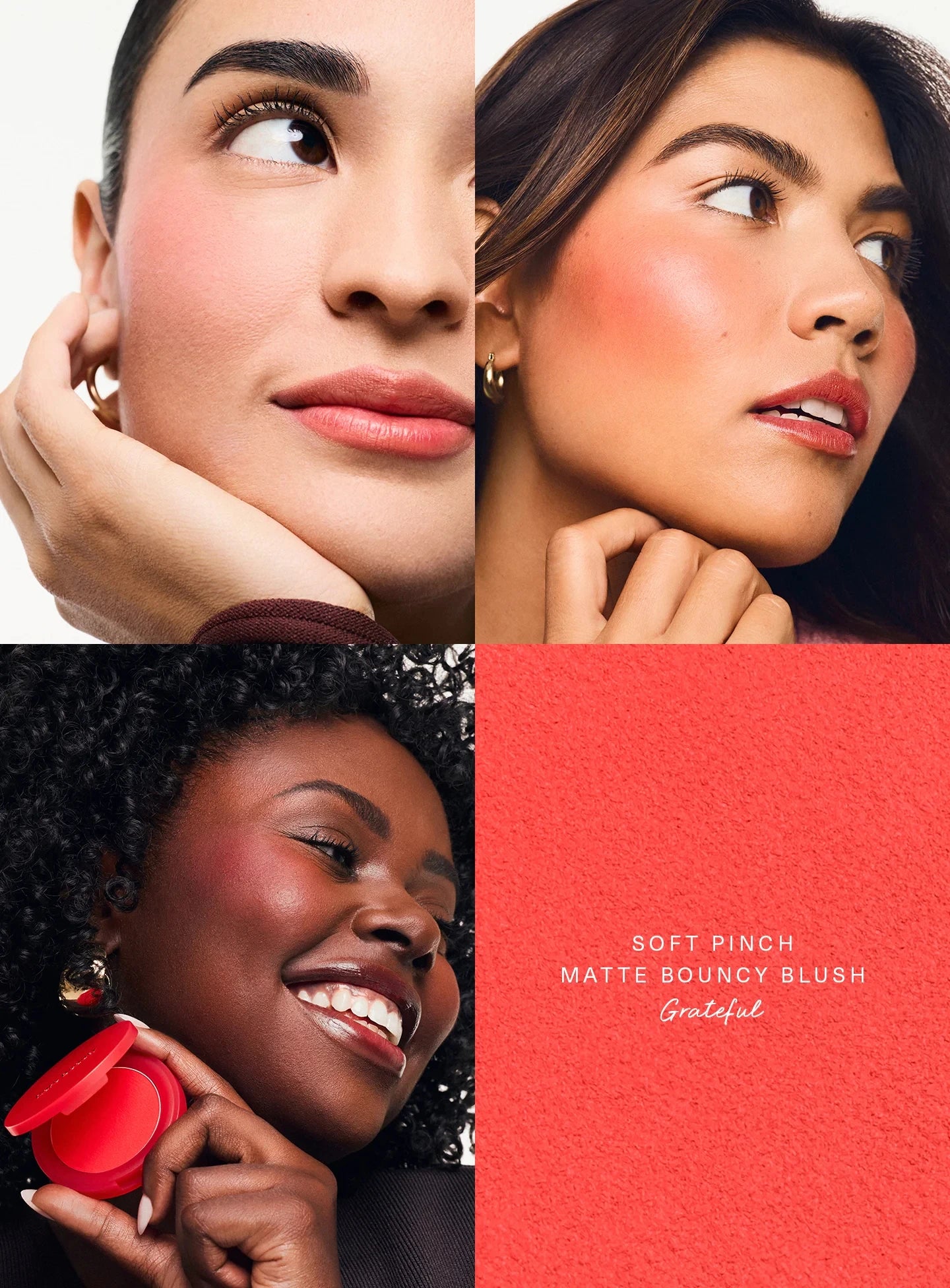 Rare beauté doux pincement mat rebondissant Cushiony crème à poudre Blush aéré et léger doux pincement liquide Blush naturel Flush