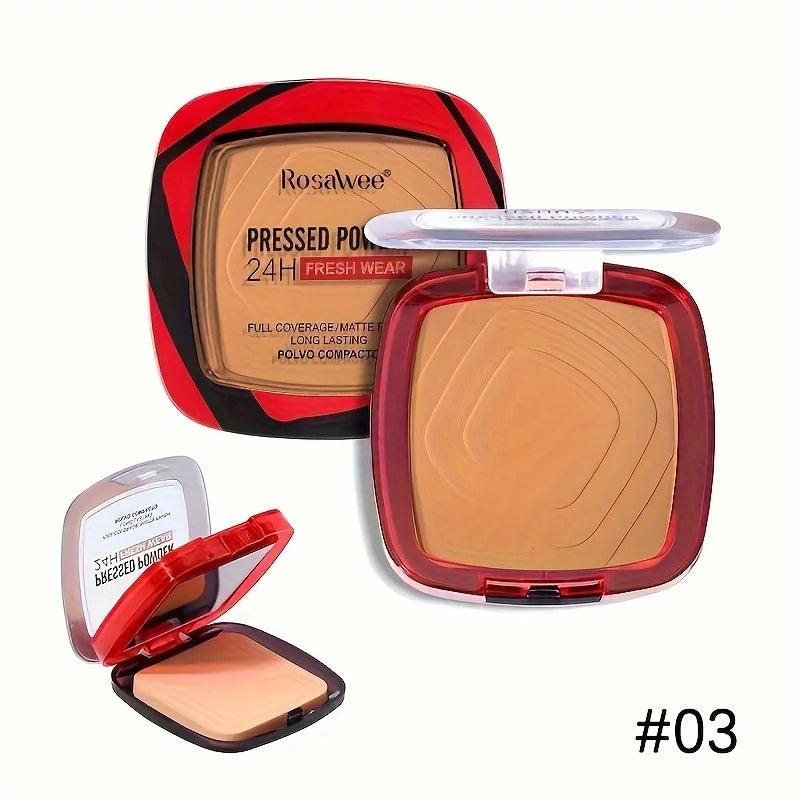 Fond de teint en poudre PMurcia à couverture complète avec applicateur bouffant, tenue fraîche 24h, maquillage en poudre de finition sans WePackage, 256
