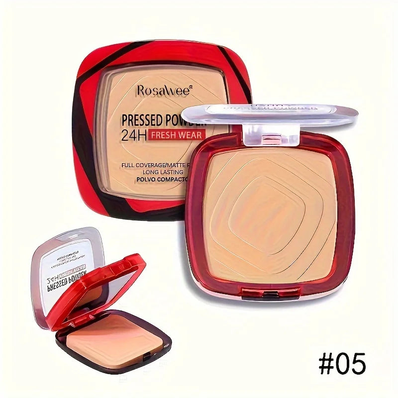 Fond de teint en poudre PMurcia à couverture complète avec applicateur bouffant, tenue fraîche 24h, maquillage en poudre de finition sans WePackage, 256