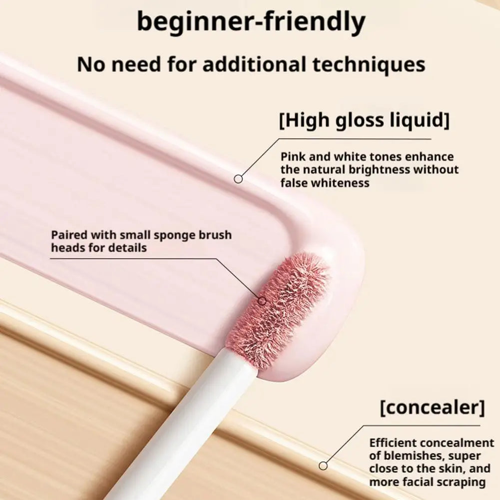 Bâton correcteur liquide à couverture complète, Pores invisibles, dissimulation des défauts, éclaircissant pour la peau, cosmétiques coréens longue durée