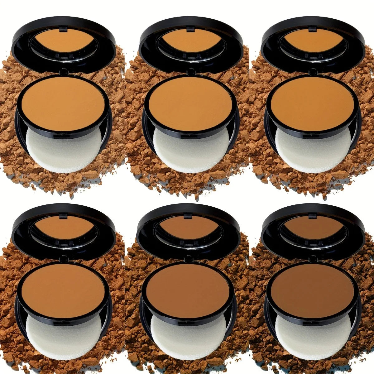 Palette de contours universelle de fleurs romantiques |   Kit de poudre mate résistante à la transpiration, surbrillance et ombre construibles