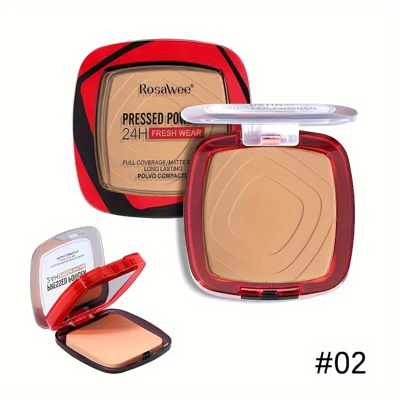 Fond de teint en poudre PMurcia à couverture complète avec applicateur bouffant, tenue fraîche 24h, maquillage en poudre de finition sans WePackage, 256