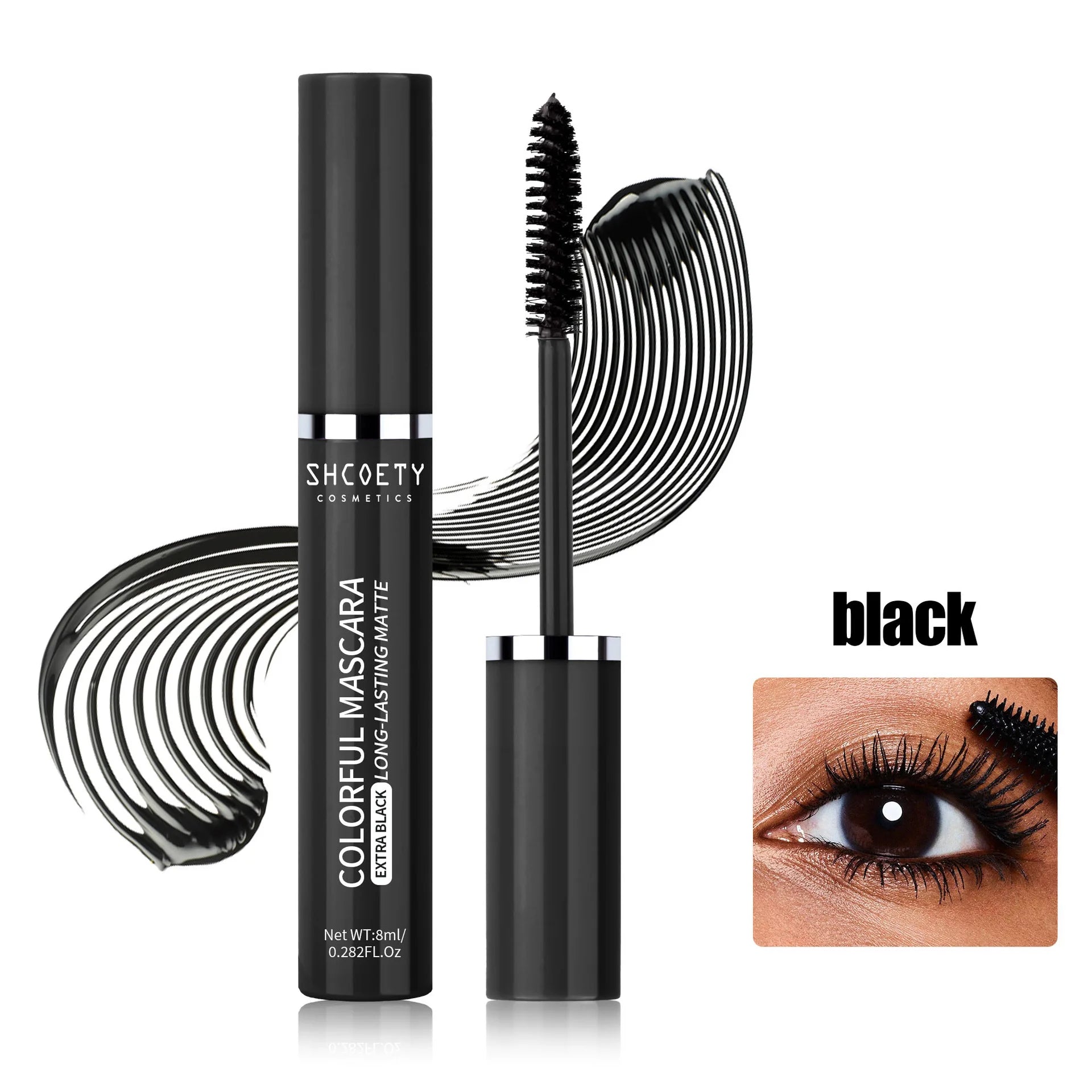 Mascara épais à friser bleu 5D, longue tenue, imperméable, coloré, séchage rapide, Extension de cils, maquillage de scène de noël