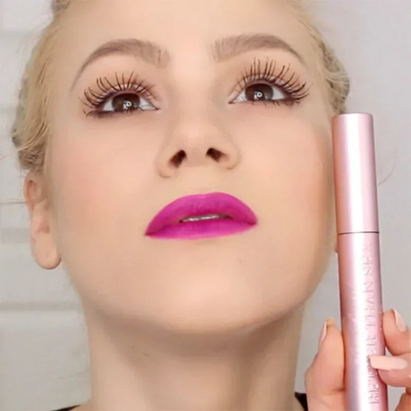 Better Than Sex Mascara maquillage grands yeux nourrir imperméable à l'eau résistant à la sueur folle Long Volume rose aluminium lisse maquillage 8ml