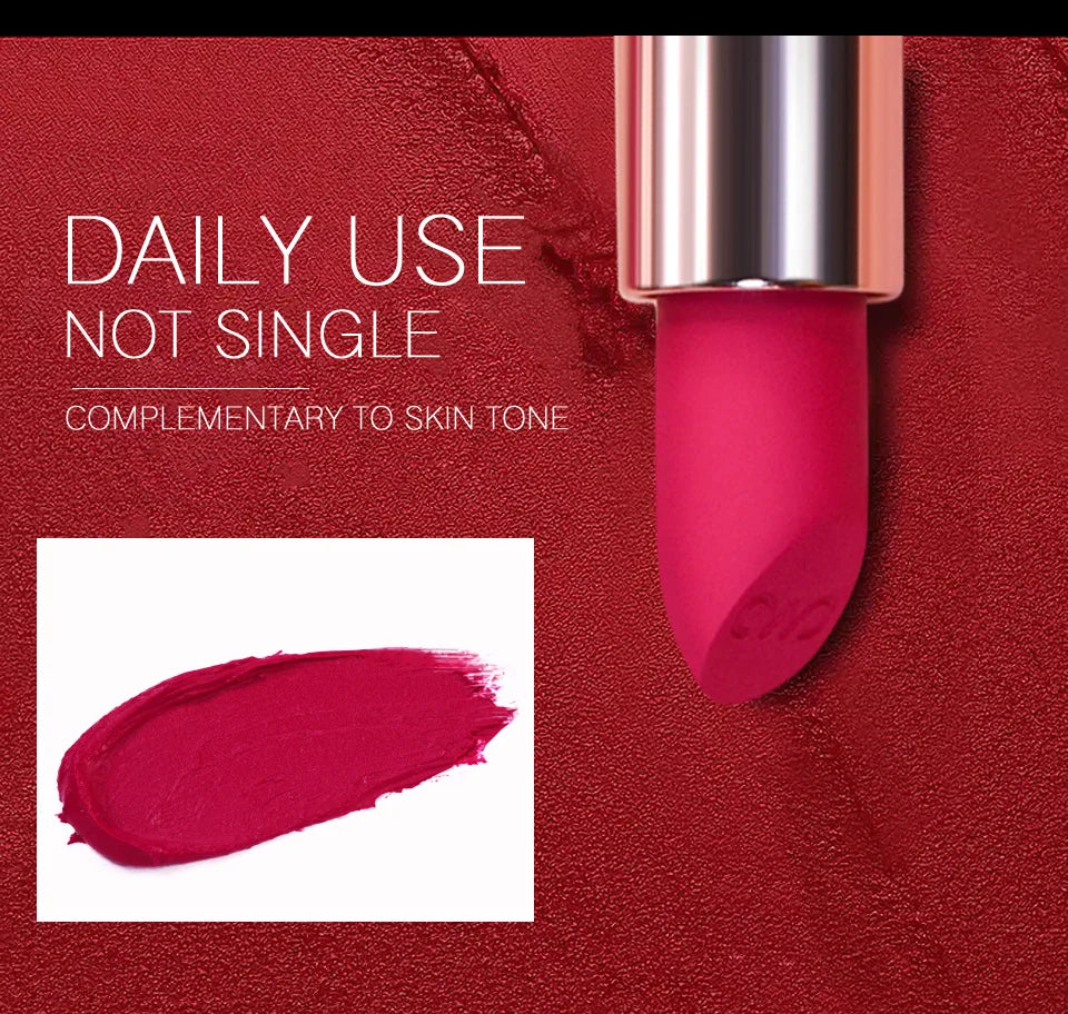 Bella Y-Rouge à Lèvres Longue Durée, Sans Additifs, Coupe Antiarina, Velours, Magique, Imperméable, Maquillage, Cosmétique, Femme, 3.8g, 256