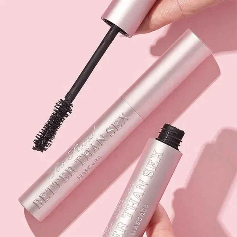 Better Than Sex Mascara maquillage grands yeux nourrir imperméable à l'eau résistant à la sueur folle Long Volume rose aluminium lisse maquillage 8ml