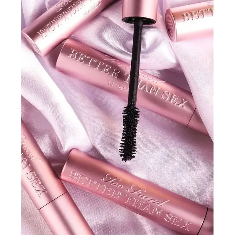 Better Than Sex Mascara maquillage grands yeux nourrir imperméable à l'eau résistant à la sueur folle Long Volume rose aluminium lisse maquillage 8ml