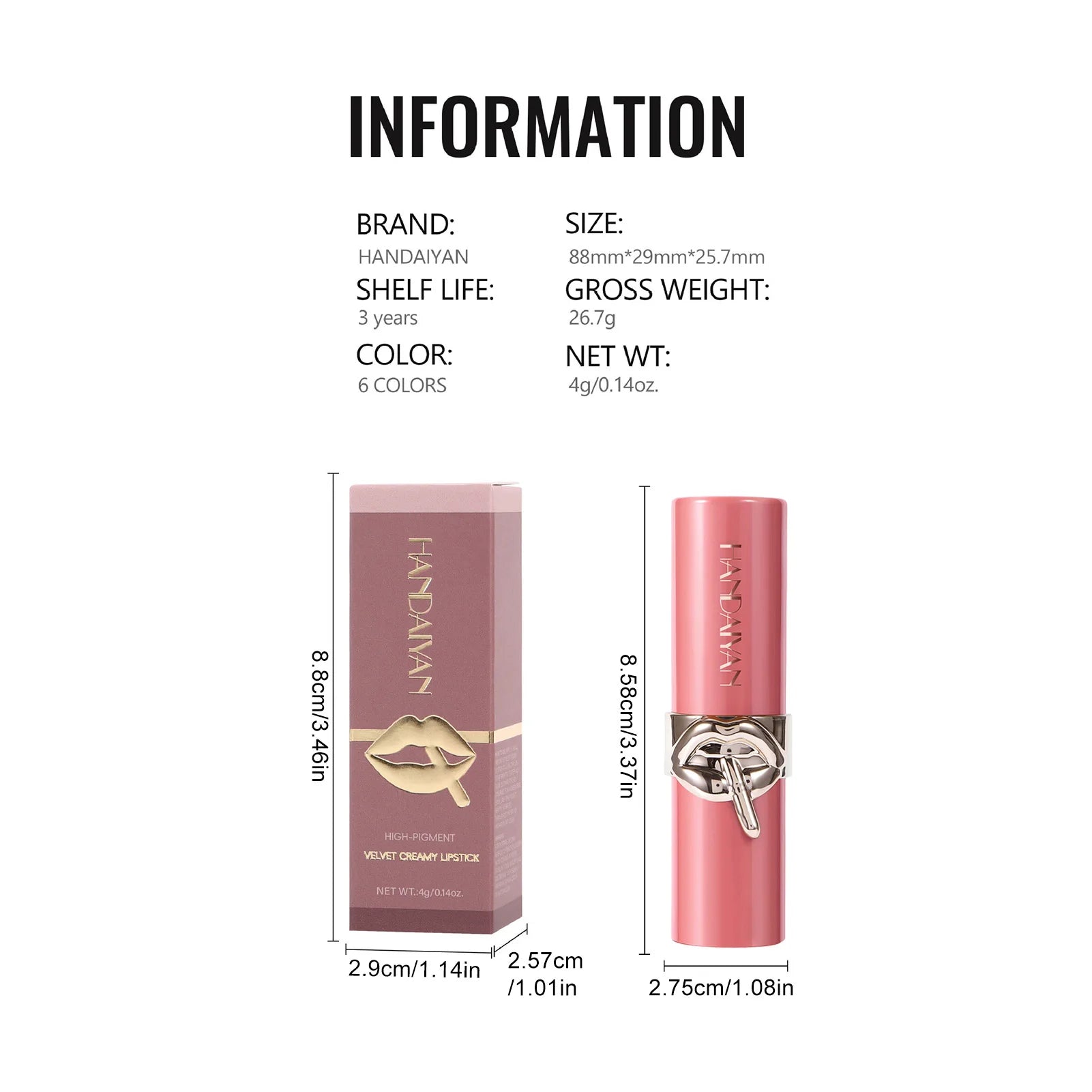 Rouge à lèvres mat velours hydratant, imperméable, longue durée, cosmétiques, mode, facile à appliquer, améliore la couleur des lèvres, Mankeup de beauté naturelle