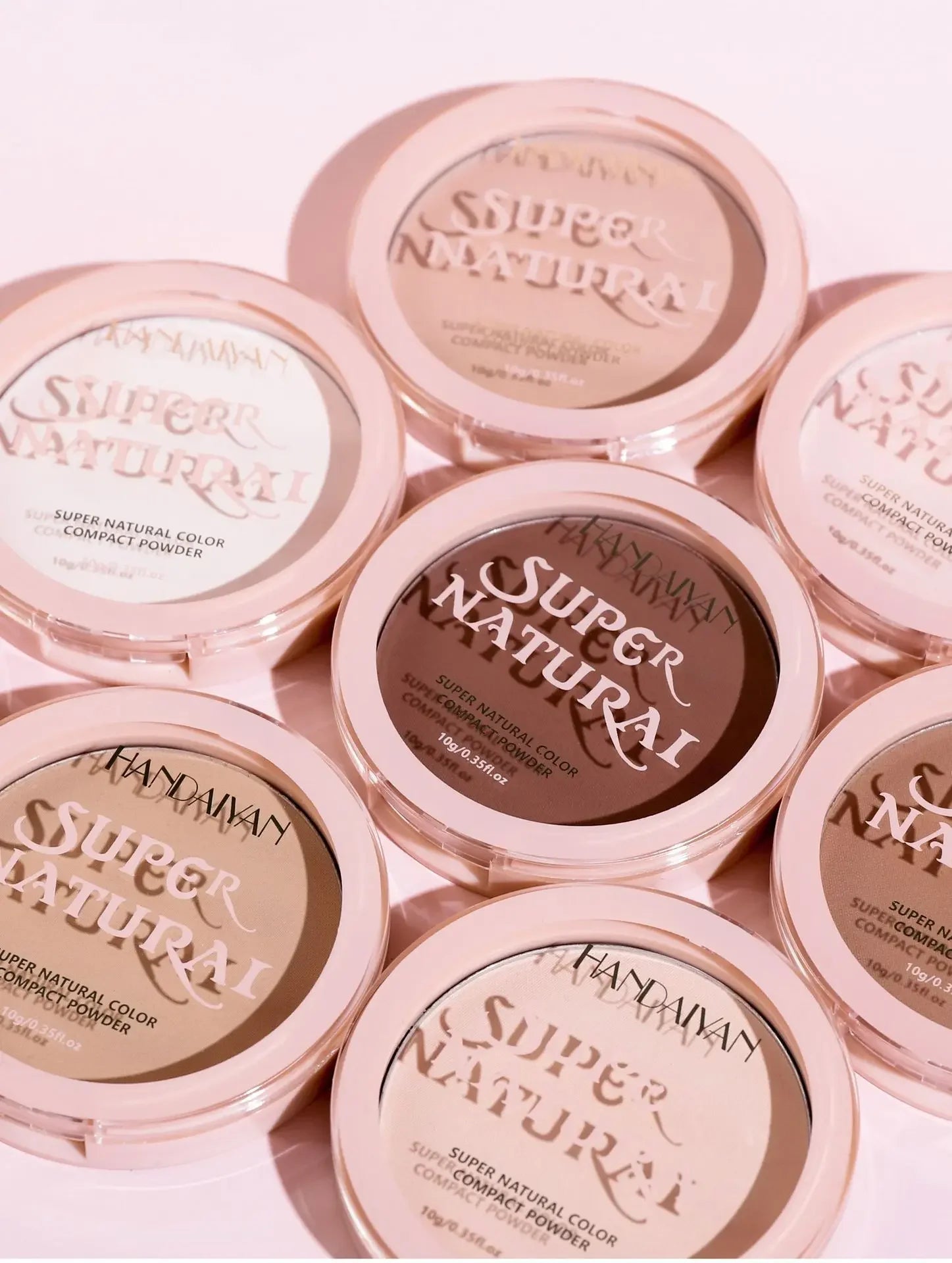 Poudre pressée mate pour le visage, 8 couleurs, contrôle de l'huile 24 heures, fond de teint naturel éclaircissant, couverture complète, poudre de réglage, maquillage pour le visage