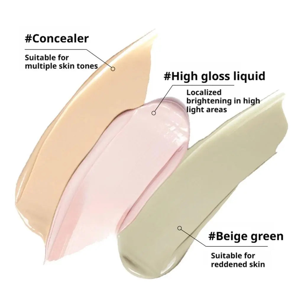 Bâton correcteur liquide à couverture complète, Pores invisibles, dissimulation des défauts, éclaircissant pour la peau, cosmétiques coréens longue durée