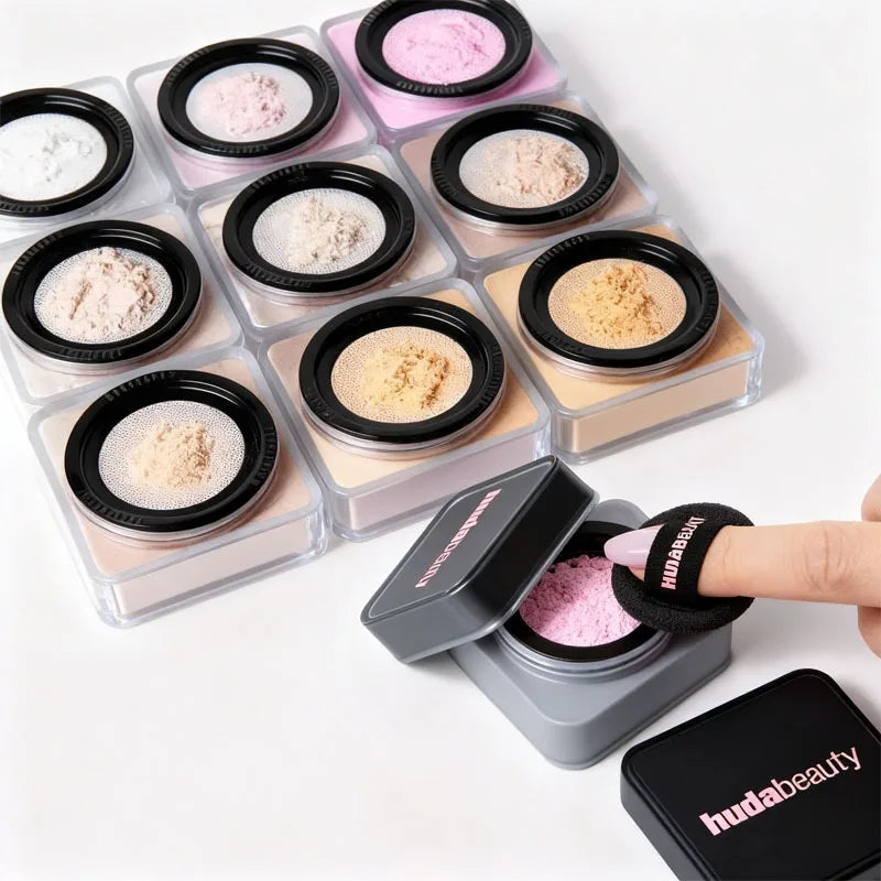 Poudre de maquillage façonnant la cuisson, glaçage, correcteur éclaircissant imperméable, ensemble de contrôle de l'huile à Long terme, cosmétiques Huda
