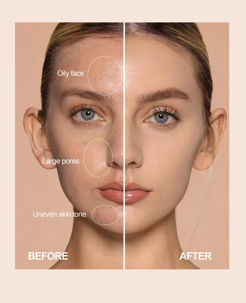 Poudre pressée mate pour le visage, 8 couleurs, contrôle de l'huile 24 heures, fond de teint naturel éclaircissant, couverture complète, poudre de réglage, maquillage pour le visage